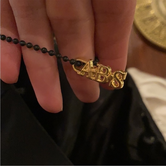 ABS Allen Schwartz Black Satin Strapless Dress - Picture 7 of 11